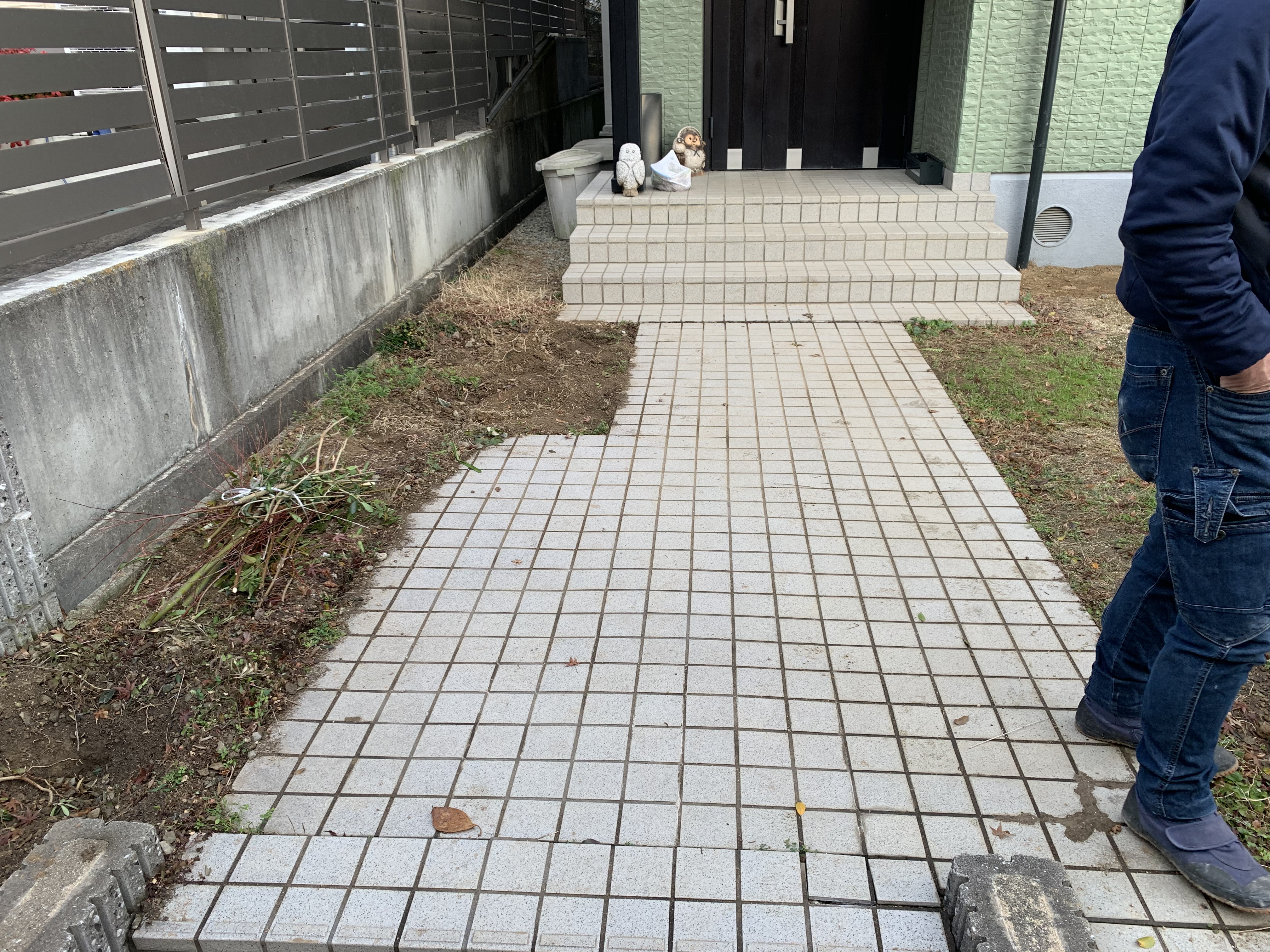 吹田市　ガレージ新設工事